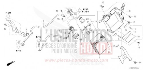 BATTERIE CRF300LAS de 2025
